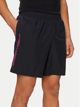 Under Armour Under Armour Pantaloni scurți sport Ua Woven Wdmk Shorts 1383356-003 Negru Loose Fit