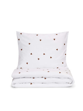 White pocket White pocket Komplet pościeli we wzory Biały
