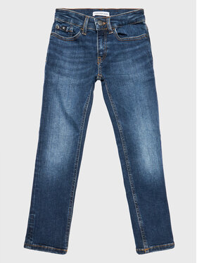 Calvin Klein Jeans Calvin Klein Jeans Jeans hlače IB0IB01376 Modra Slim Fit