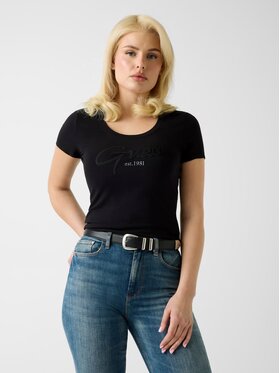 Guess Guess T-Shirt 181825 Czarny Classic Fit