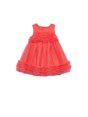 Abel & Lula Abel & Lula Elegantna obleka 5014 Oranžna Regular Fit