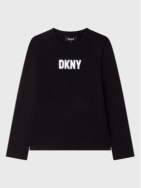 DKNY DKNY Bluzka D35S32 M Czarny Regular Fit