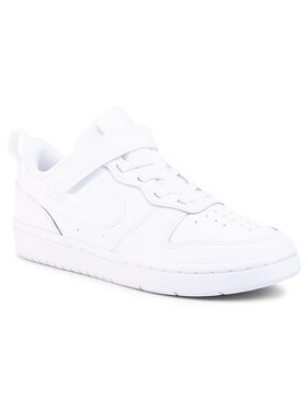 Nike Nike Buty Court Borough Low 2 (Psv) BQ5451 100 Biały