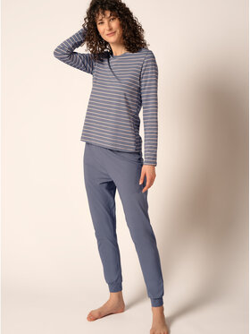 Huber Huber Camicia da notte 19019 Blu Regular Fit