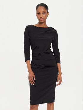 Rinascimento Rinascimento Kokteiļkleita CFC0121014003 Melns Regular Fit
