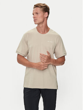adidas adidas Футболка Terrex Xploric Logo IK9111 Бежевий Regular Fit