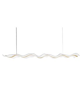 MIAhome MIAhome Lampa wisząca BREATH 180 złota Złoty