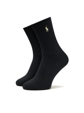 Polo Ralph Lauren Polo Ralph Lauren Skarpety wysokie damskie 455846847012 Czarny
