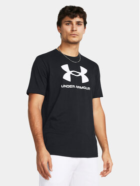 Under Armour Under Armour T-krekls Ua Sportstyle Logo Update Ss 1382911-001 Melns Loose Fit