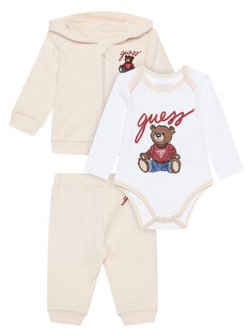 Guess Guess Komplet dziecięcy H5YW12 KA6W4 Beżowy Regular Fit