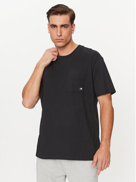 New Balance New Balance Póló Essentials Reimagined Cotton Jersey Short Sleeve T-shirt MT31542 Fekete Regular Fit