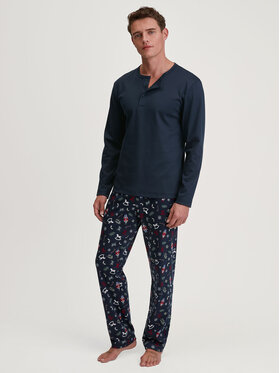 Calida Calida Pigiama 41884 Blu scuro Regular Fit