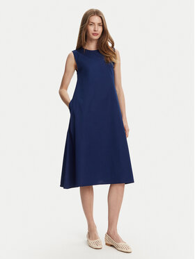 Selmark Selmark Rochie de vară BL495 Bleumarin Regular Fit