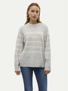 Vero Moda Vero Moda Sweter Flawless 10320487 Szary Loose Fit