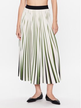 Weekend Max Mara Weekend Max Mara Плисирана пола Paniere 23510610 Зелен Regular Fit