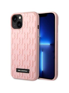 KARL LAGERFELD KARL LAGERFELD Etui na telefon 3D Monogram Różowe złocenie