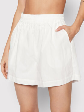 Seafolly Seafolly Σορτς υφασμάτινο Poplin 54652-SH Λευκό Relaxed Fit