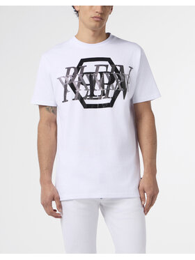 PHILIPP PLEIN PHILIPP PLEIN T-Shirt 29030 Biały Regular Fit