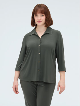 Fiorella Rubino Fiorella Rubino Koszula 5005L000168N035 Zielony Regular Fit