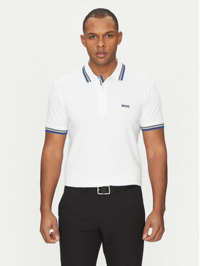 BOSS BOSS Tricou polo Paddy 50469055 Alb Regular Fit