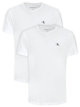 Calvin Klein Jeans Calvin Klein Jeans Souprava triček Monologo J30J320199 Bílá Regular Fit