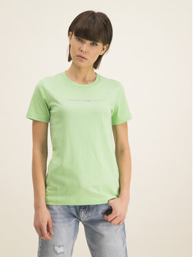 Diesel Diesel T-Shirt T-Sily-Copy T 00SBGH 0HERA Πράσινο Regular Fit