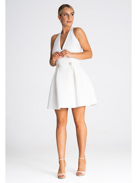 FIGL FIGLFIGL Vestito M977 Bianco Regular Fit