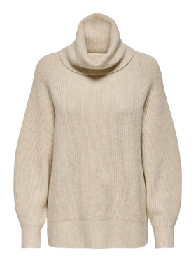 ONLY ONLY Поло Whitney 15353187 Бежов Oversize