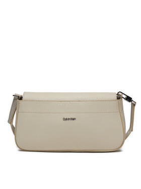 Calvin Klein Calvin Klein Torebka Business Shoulder Bag_Saffiano K60K611680 Écru