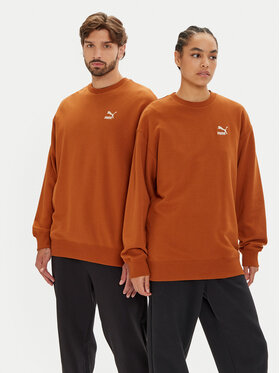 Puma Puma Mikina Unisex Better Clasics 624244 Hnědá Relaxed Fit