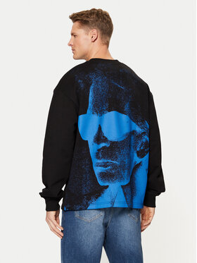 Karl Lagerfeld Jeans Karl Lagerfeld Jeans Sweatshirt A1M20070 Schwarz Relaxed Fit