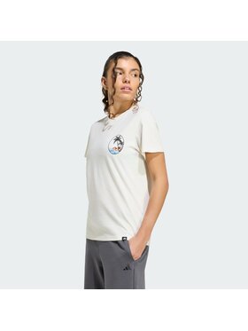adidas adidas T-Shirt 163170 Biały Regular Fit