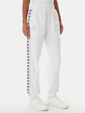 Kappa Kappa Dressipüksid Banda Adina 321Y8EW Valge Regular Fit