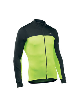 Northwave Northwave Koszulka rowerowa Force 2 Jersey Ls Full Zip Czarny Slim Fit