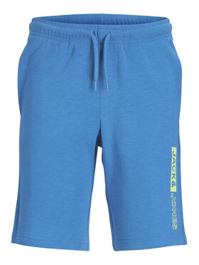 Jack&Jones Junior Komplet Majica In športne Kratke Hlače 12235345 Modra Regular Fit