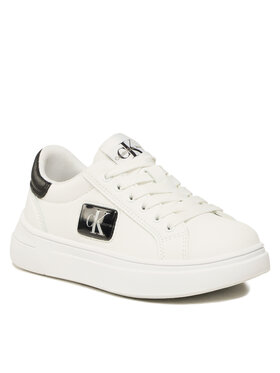 Calvin Klein Jeans Calvin Klein Jeans Sneakersy Low Cut Lace-Up Sneaker V3X9-80562-1355 M Biela