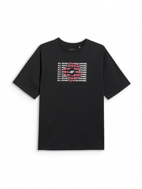 4F 4F T-Shirt THE COLOR'S ENERGY Czarny Loose Fit
