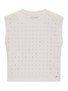 Guess Kids Guess Kids Smanicato 181927 Bianco Classic Fit