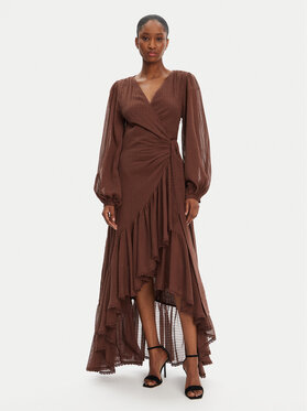 Guess Guess Abendkleid 5GGK53 7317A Braun Regular Fit