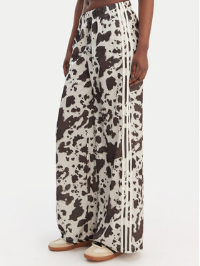 adidas adidas Pantaloni da tuta Satin KA2668 Marrone Wide Leg