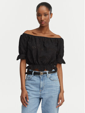 Guess Guess Blusa W6GP47 K3336 Nero Regular Fit
