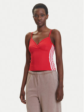 adidas adidas Felső Seasonal Essentials 3-Stripes JM1910 Piros Slim Fit