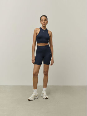 La Mania La Mania Szorty sportowe CLUE Granatowy Classic Fit