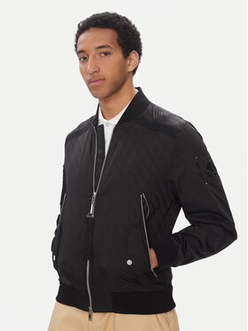 Moose Knuckles Moose Knuckles Geacă bomber Courville M14MB003H Negru Regular Fit
