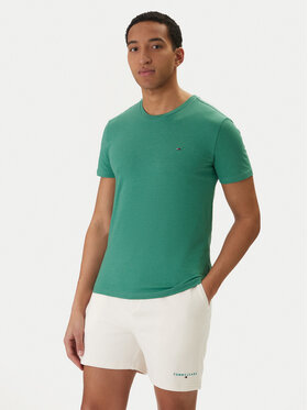 Tommy Jeans Tommy Jeans T-shirt DM0DM20363 Verde Slim Fit