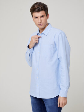 BIG STAR BIG STAR Koszula trixi_400 Niebieski Basic Fit