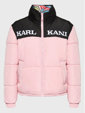 Karl Kani Karl Kani Пухено яке SMILEY Retro Reversible 6176502 Син Regular Fit