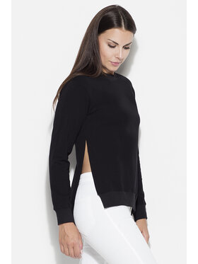 Lenitif Lenitif Bluzka K347 Czarny Regular Fit