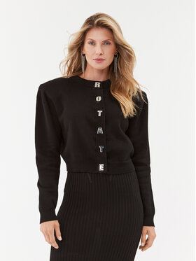 ROTATE ROTATE Kardiganas Firm Knit 111436100 Juoda Regular Fit