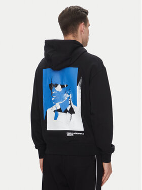 Karl Lagerfeld Jeans Karl Lagerfeld Jeans Mikina A2M20030 Čierna Relaxed Fit